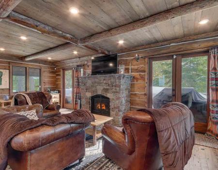 Living room in a Tahoe Vacation Rental