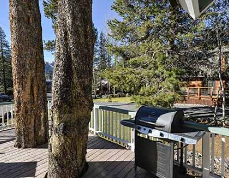 BBQ Grill at a Lake Tahoe vacation rental