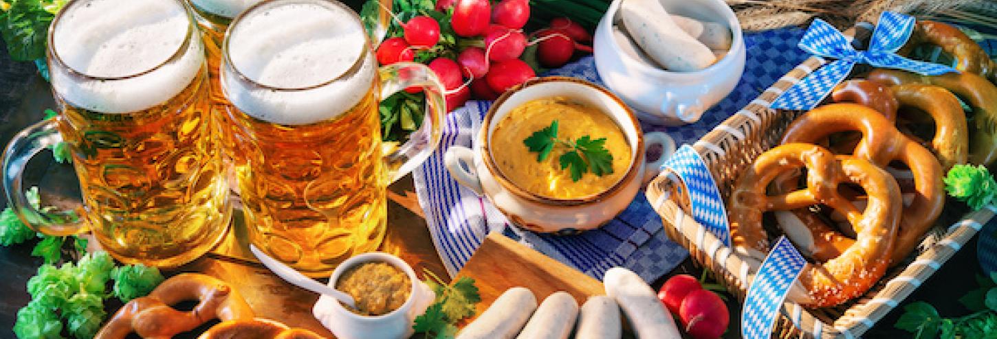 german food and beer
