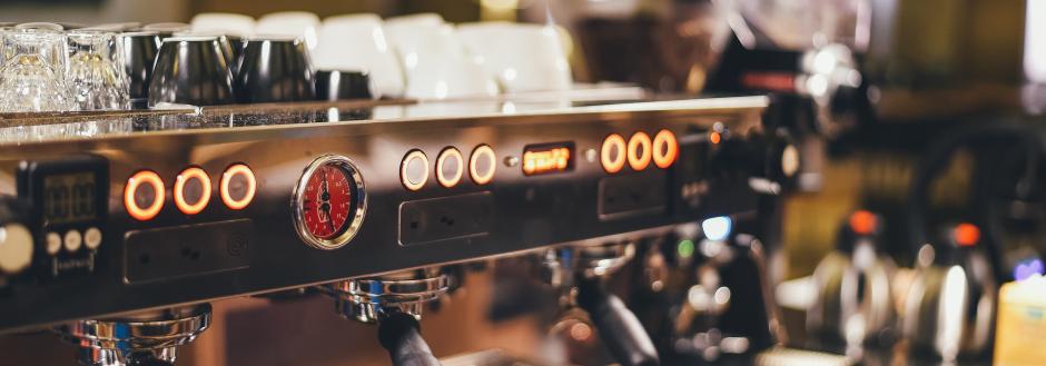 Espresso Machine at a coffee shop