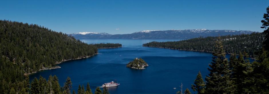 Emerald Bay in Lake Tahoe, CA