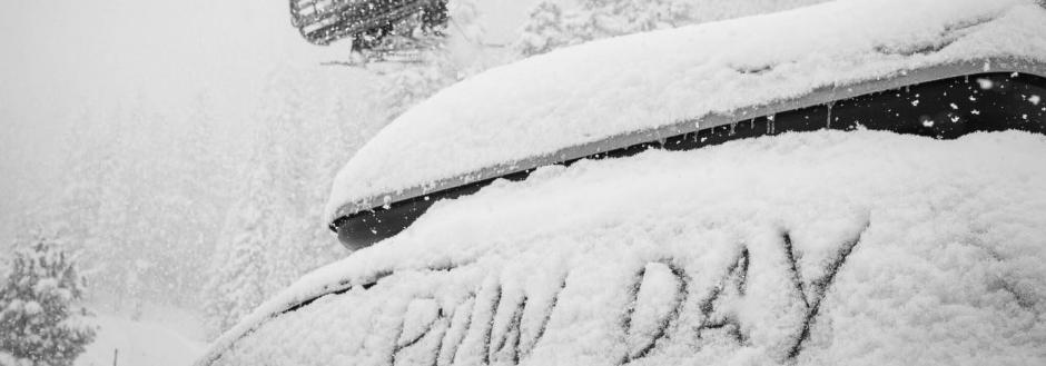 Pow day at Squaw Valley!