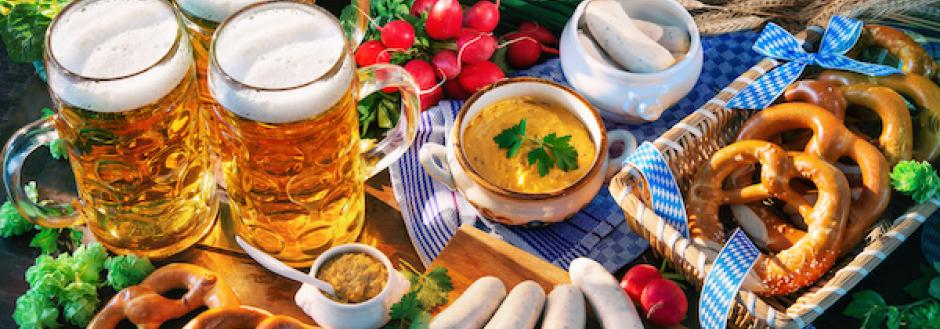 german food and beer