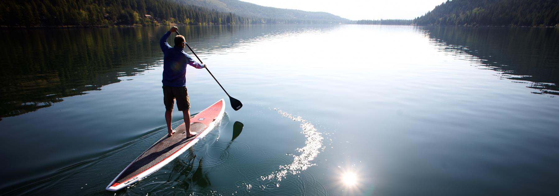 paddleboard, Tahoe, Donner, summer