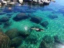 lake tahoe california swimming