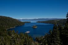 Emerald Bay in Lake Tahoe, CA