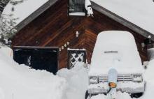 A Tahoe Vacation Rental on a snowy morning