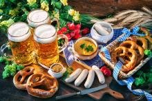 german food and beer