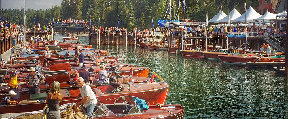 45th Annual Lake Tahoe Concours D'Elegance Wooden Boat 